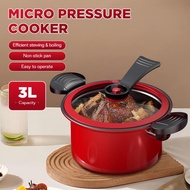 3L Stainless Steel Pressure Cooker Non-Stick Cooker Stewed Soup Micro Pressure Cooker