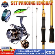 pancing 1 set lengkap kuat / Umpan Serat Karbon Tongkat Pancing M Tonalitas Joran Pancing Keras untuk Laut Tongkat Pancing Joran Pancing UL Portabel 2 Bagian 1.8M 2.1M Joran Pancing / joran pancing kuat 50kg / joran pancing 1 set murah