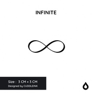 "Infinite" CUDDLEINK Matte Ink Tattoo
