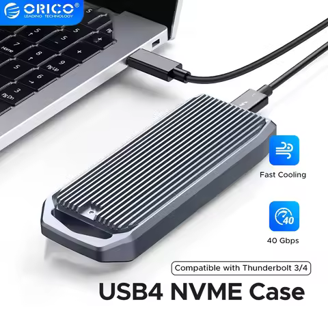 ORICO USB4 40Gbps M.2 NVMe SSD Enclosure PCIe4.0 NVME Case Aluminum For Thunderbolt 4/3 USB 3.2/3.1/