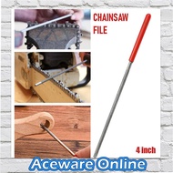 CHAINSAW FILE ONLY 4inch Chain Saw File For Sharpener Chain Saw With Rubber Holder 4mm