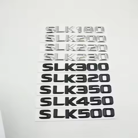 ABS Rear Trunk Lid Emblem Number Letter for Mercedes-Benz R170 R171 R172 SLK32 SLK63 SLK55 SLK200 SL