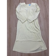 JannahNoe Baju Kurung Size L (Light yellow)