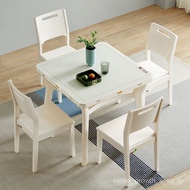 Eight-Immortal Table Variable round Table Dining Table Multi-Functional Foldable Dining Table Small Apartment Square Sol