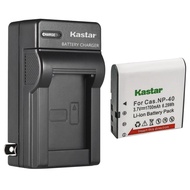 Kastar 1-Pack NP-40 Battery and AC Wall Charger Replacement for Minolta MND50 48 MP / 4K Ultra HD, M