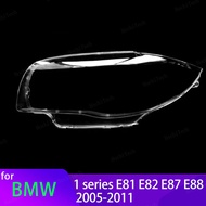 Head Lights Cover For BMW 1 Series E81 E82 E87 E88 2005-2011 Transparent Housing Front Headlights Le