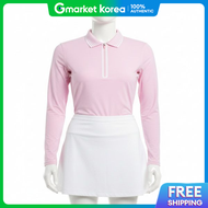 Gfore | Featherweight Silky Tech Nylon Quarter Zip Polo G4Lc0K863-Blush Womens