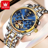 OLEVS Jam Tangan Lelaki Original Waterproof Automatic Mechanical Steel Casual Luxury Watch Men 6617