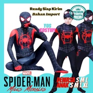 Spiderman Miles Morales Superhero Costume Import Kids Adults Birthday Cosplay Character