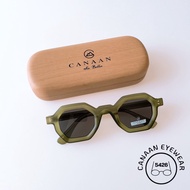 แว่นตากันเเดด แว่นตาทรงวินเทจ แว่นกันแดดกัน UV400 แบรนด์ Canaan  #5426