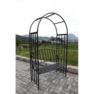 Arch Flower Stand Rattan Climbing Stand Courtyard with Chair Arch Flower Arch Garden Flower Stand Ra