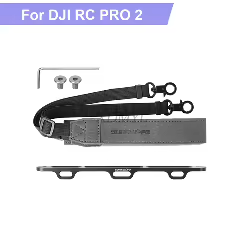 Sunnylife Adjustable Lanyard For DJI RC Pro 2 Mavic 4 Pro Control Neck Strap Hanging Straps With Buc
