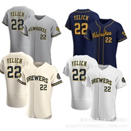 Baseball Jersey Brewers Baseball Jersey Brewers 22 Christian Yelich Jersey