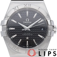 歐米茄星座系列同軸天文台錶 38毫米 123.10.38.21.01.002 不鏽鋼男士腕錶，黑色，拋光，成色極佳 [二手]