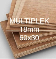 Triplek /Multiplek 18mm (60x30)cm, plywood 18mm