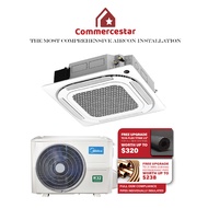 MIDEA INVERTER R32 CEILING CASSETTE UNIT AIRCON INSTALLATION