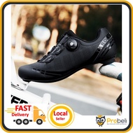 Probeli Cycling Shoes Road Bike SPD Bicycle Shoes Self-locking Breathable Mtb Cleat Shoes Mountain B
