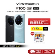 New Launch vivo X100 5G MediaTek Dimensity 9300, 16+16GB Extended RAM+512GB ROM, ZEISS Telephoto