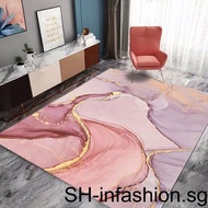 Environmentally Friendly Machine Washable Floor Mat For Kids Non Fading Modern Minimalist Art Carpet