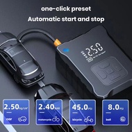 Car Air Pump Tire Inflator Portable Air Compressor with Digital Display Rechargeable Battery High Power Electric Pump for Tires with Pressure Gauge Convenient Easy to Use