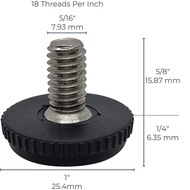 5/16"-18&L5/8"Inch Stainless Steel Adjustable Feet Leveling Feet Furniture Accessories W11M