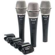 [Direct from JP] CAD AUDIO Dynamic Vocal Microphone D32 3-Pack