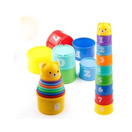 Stacking Cups 9pcs With Letter And Number