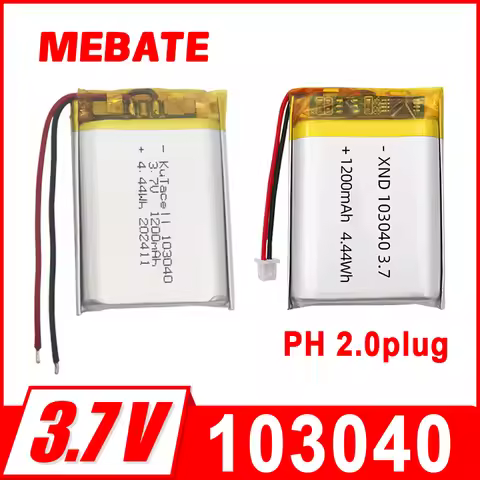 3.7V 1200mAh 103040 Lithium Polymer Battery For PS4 Humidifier GPS Navigation Device Intelligent Wea