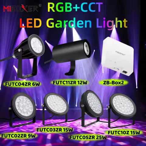 Miboxer New Garden Lights FUTC Series 6/9/12/15/25W RGB+CCT FUTC02ZR-11ZR with Zigbee 3.0+2.4G ZB-Bo