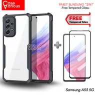 Samsung A53 5G Case Casing and Tempered Glass Package