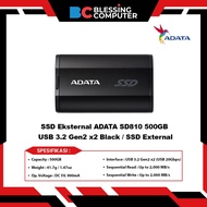 ADATA SD810 500GB USB 3.2 Gen2 External SSD BlackX2 External SSD/