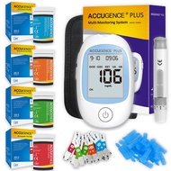 4 in 1 Multi Function Meter Hemoglobin Blood Glucose Uric Acid Ketone Meter Test Strip HB Anemia tes