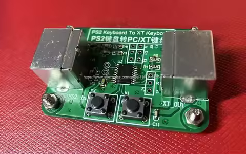 PC/XT computer keyboard interface, PS2 keyboard to XT keyboard to IBM5160 8088 host keyboard convers