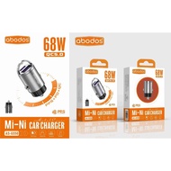 ABODOS AS-GS50 68W+QC5.0 Mini Car Charger| | AS-GS51 68W+QC5.0 Super Car Charger | AS-GS52 85W+QC5.0
