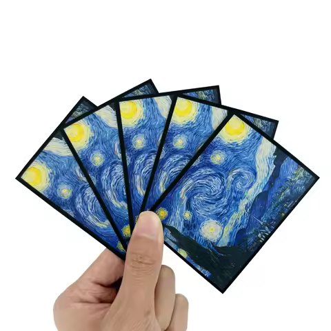 60pcs Starry sky 66x91mm Standard Size Card Protector Board Game Matte Card Sleeves Play Game TCG Ca