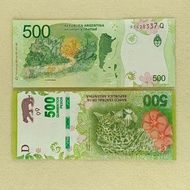 Brand New Argentina Banknotes America 500 Pesos Jaguar Foreign Coins Banknotes Collection Guarantee 