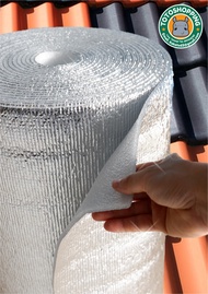 ฉนวนPEเคลือบฟอยล์ หนา5mm กว้าง90cm ยาว5-40m สามารถเลือกความยาวได้ Insulation Epe Foam 5mm 90cm 5-40m