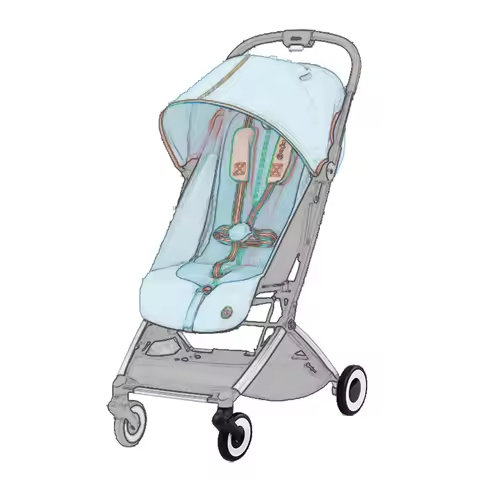 Stroller Wheel For Cybex Orfeo Pushchair Front Or Rear One With Tire Frame Bearing Axle Baby Buggy A