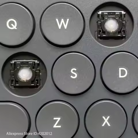 Grey Replacement Keyboard Laptop KEY & Clips For Logitech K380 D F Z X J K M B V H S T X Z O P F Cap