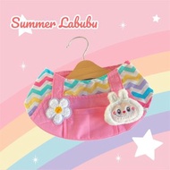 Collar pet, Handmade scarf, Pink - Happy Labubu Collection.