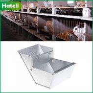 HATLEI Rabbit Hutch Trough Feeder Drinker Food Bowl Equipment for Farming Animals