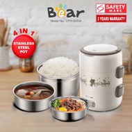 Bear Lunch box 4 in1 Heating 2.0L Electric Multi Pot/  Mini Rice Cooker (DFH-S2358)