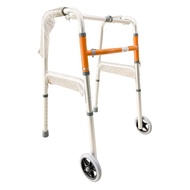 Anti-Rust Reciprocal Aluminium Walking Frame with small wheel (100% Brand New)