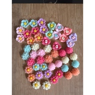 RM4.50/50 pieces : TF-861 - Resin - Bunga - Flower - 1.3 cm to 1.5 cm