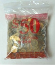 罕見500枚一毫大包裝-香港1978年1毫硬幣原包500枚全新