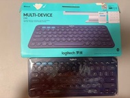 全新 Logitech 羅技 K380 無線 藍牙 鍵盤 (深藍 Dark blue 色） Multi-Device Bluetooth Keyboard 時尚 安靜 平板 電腦 辦公 (適用於 Wi