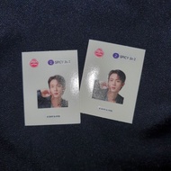 [ BTS JIN x jin ramen ] official sticker opened