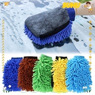 SUHU Car Wash Glove, Soft Multifunctional Coral Mitt, Car Cleaning Tool Double-faced Thicken Anti-scratch Cleaning Glove Car Wash