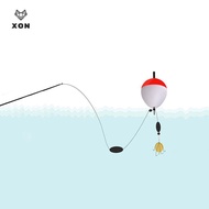 [XON] 10Pcs EVA Luminous Fishing Night Float Light Sti Foam Plastic Bobber Sea Ro Fishing Striking F