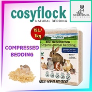 Cosyflock Bedding 15L / Small Animal Bedding / Rabbit / Guinea Pig / Hamster Bedding 1kg